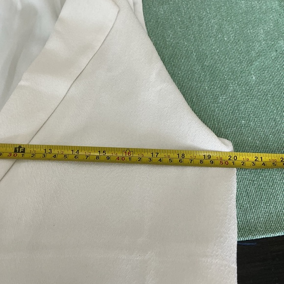 Sophie Rue White Blazer Dress Sleeveless Deep V Mini Size M - Picture 8 of 11